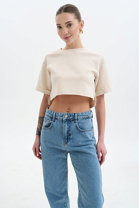 Футболка в кольорі milk - 3312-137