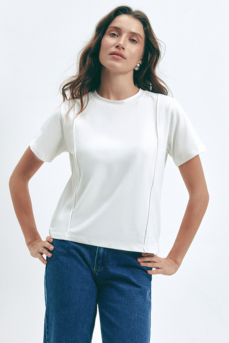 Футболка в цвете white - 3304-2