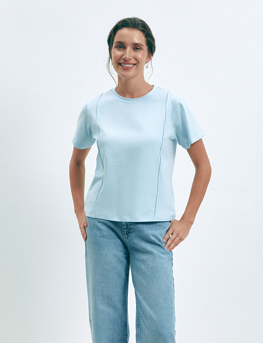 Футболка в цвете blue - 3304-101