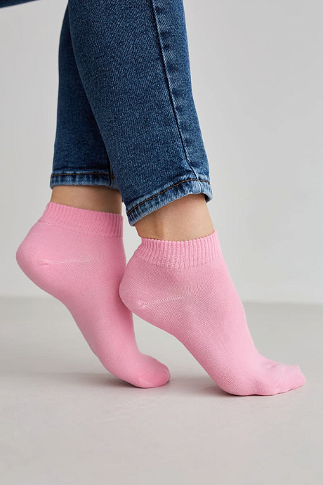 Женские короткие носки цвета pink - 0022-L18