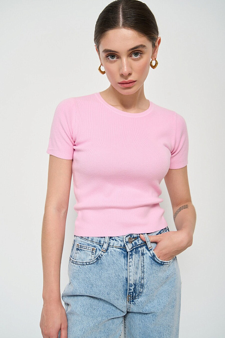 Джемпер с коротким рукавом, pink - 9954-690