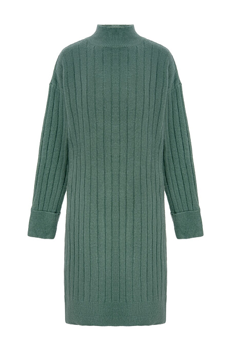 Сукня в широкий рубчик в кольорі green - 4005-19386