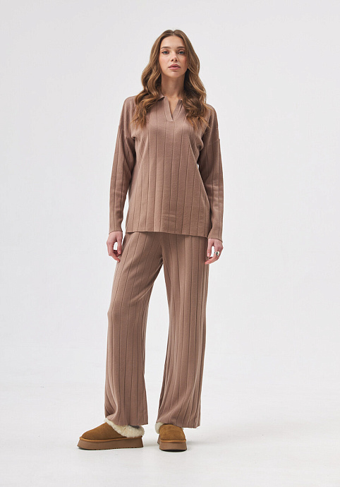 Костюм Polo в широкий рубчик в цвете beige - 9569-80008